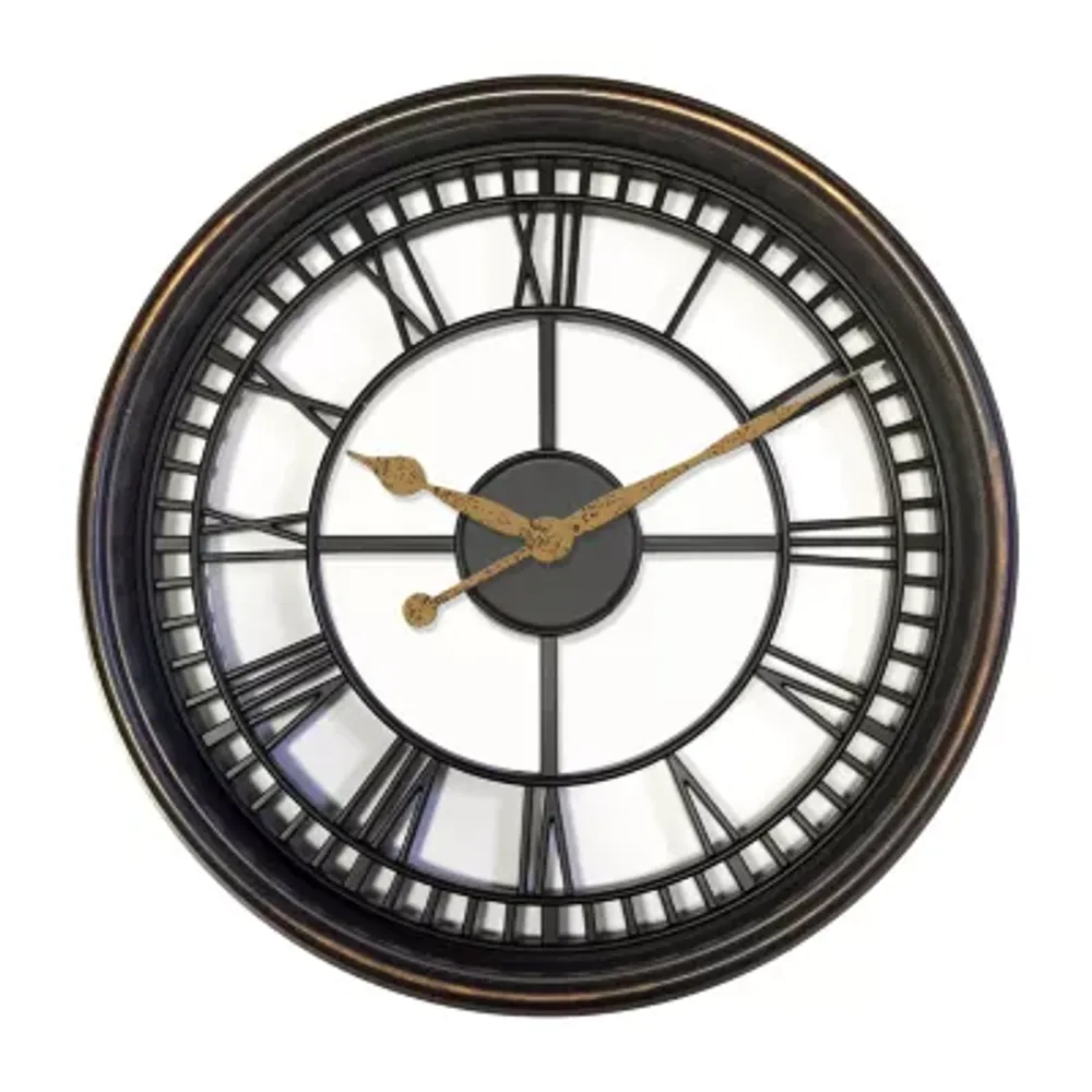 Westclox 20" Round Roman Numeral Wall Clock