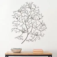 Safavieh Votive Tea Trees + Leaves Metal Wall Art