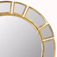 Safavieh Deco Antique Gold Wall Mount Sunburst Decorative Wall Mirror