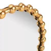 Safavieh Eden Gold Foil Wall Mount Round Wall Mirror