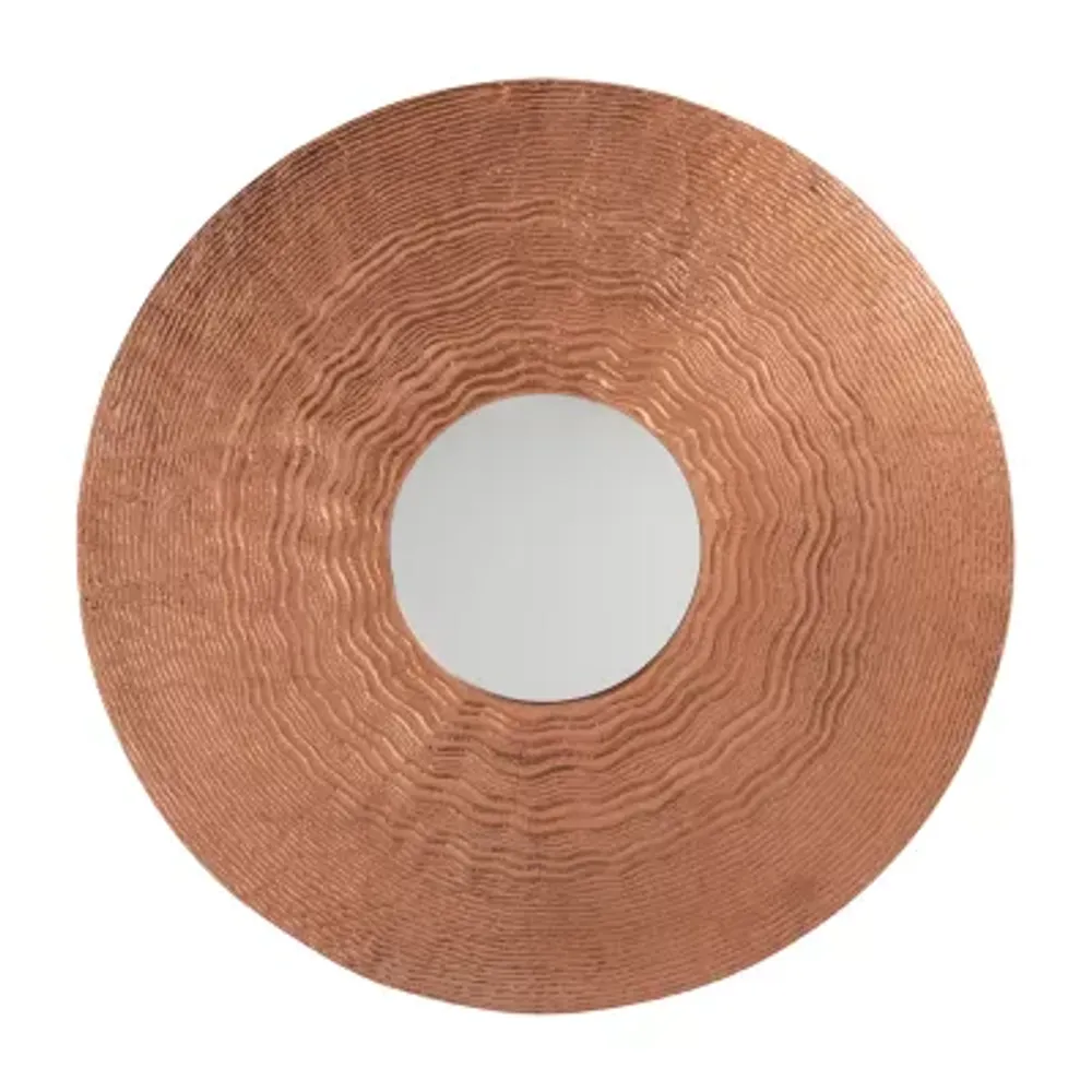 Safavieh Dover Copper Wall Mount Round Wall Mirror