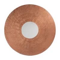 Safavieh Dover Copper Wall Mount Round Wall Mirror