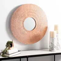 Safavieh Dover Copper Wall Mount Round Wall Mirror