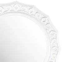 Safavieh Gossamer Lace White Wall Mount Sunburst Wall Mirror