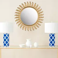 Safavieh Inca Gold Sun Wall Mount Sunburst Wall Mirror