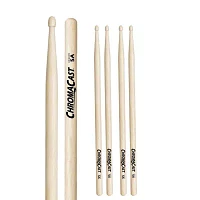 ChromaCast 5A 3 Pairs of Hickory Drumsticks with Bag