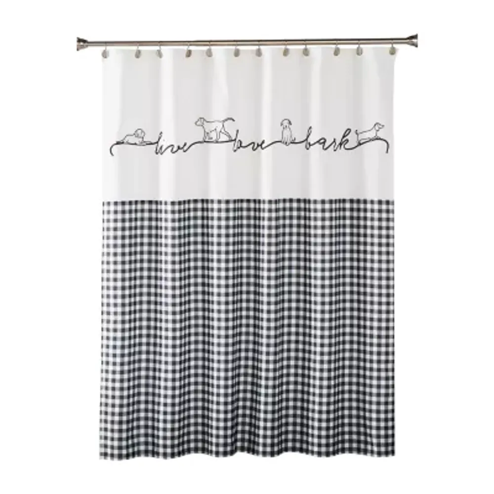 Saturday Knight Farmhouse Dogs Shower Curtain