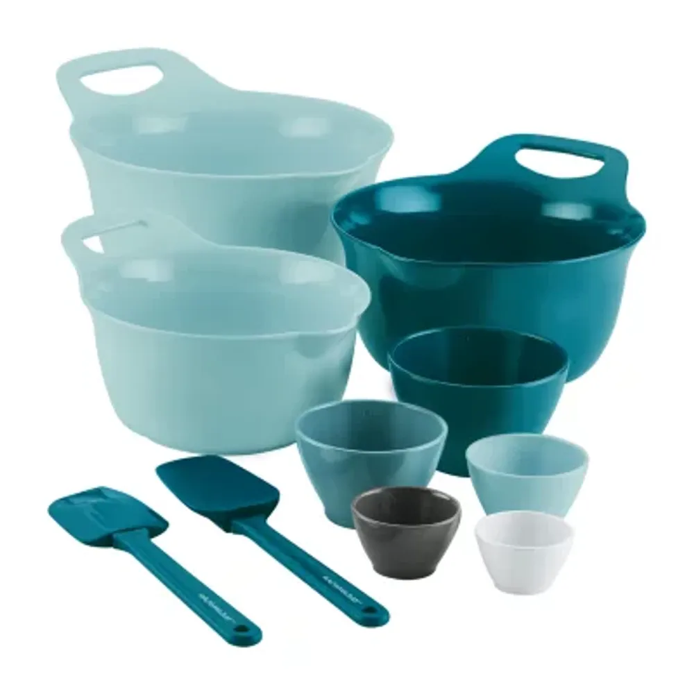 Rachael Ray Create Delicious 8-pc. Stacking Cookware Set, Blue