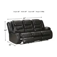 Signature Design by Ashley® Rustin Reclining Sofa