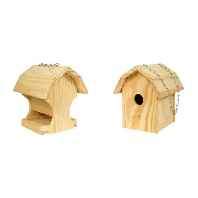Homewear Diy Combo Bird House And Feeder Discovery Toy