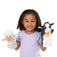 Melissa & Doug Barn Buddies Hand Puppets (6 Pc)