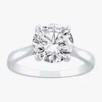 H-I / Si2) Womens / CT. Lab Grown White Diamond 14K Gold Round Solitaire Engagement Ring