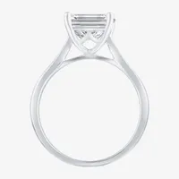 (H-I / Si2) Womens 3 CT. T.W. Lab Grown White Diamond 14K Gold Solitaire Engagement Ring