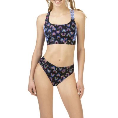 Dolfin Uglies Print Asymetrical Work Out Womens One Piece Swimsuit