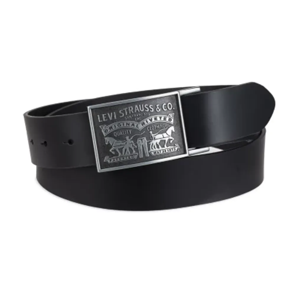 Orijin Logo Reversible Wide Leather Belt (Black/Red)