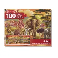 Melissa & Doug Safari Floor Puzzle - 100 Pieces Puzzle