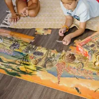 Melissa & Doug Safari Floor Puzzle - 100 Pieces Puzzle