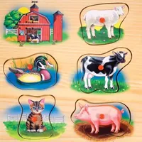 Melissa & Doug Farm Sound Puzzle - 8 Pieces Puzzle