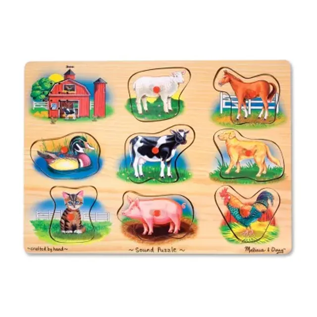 36 Piece Tractor Mac Farm Animals Floor Jigsaw Puzzle by