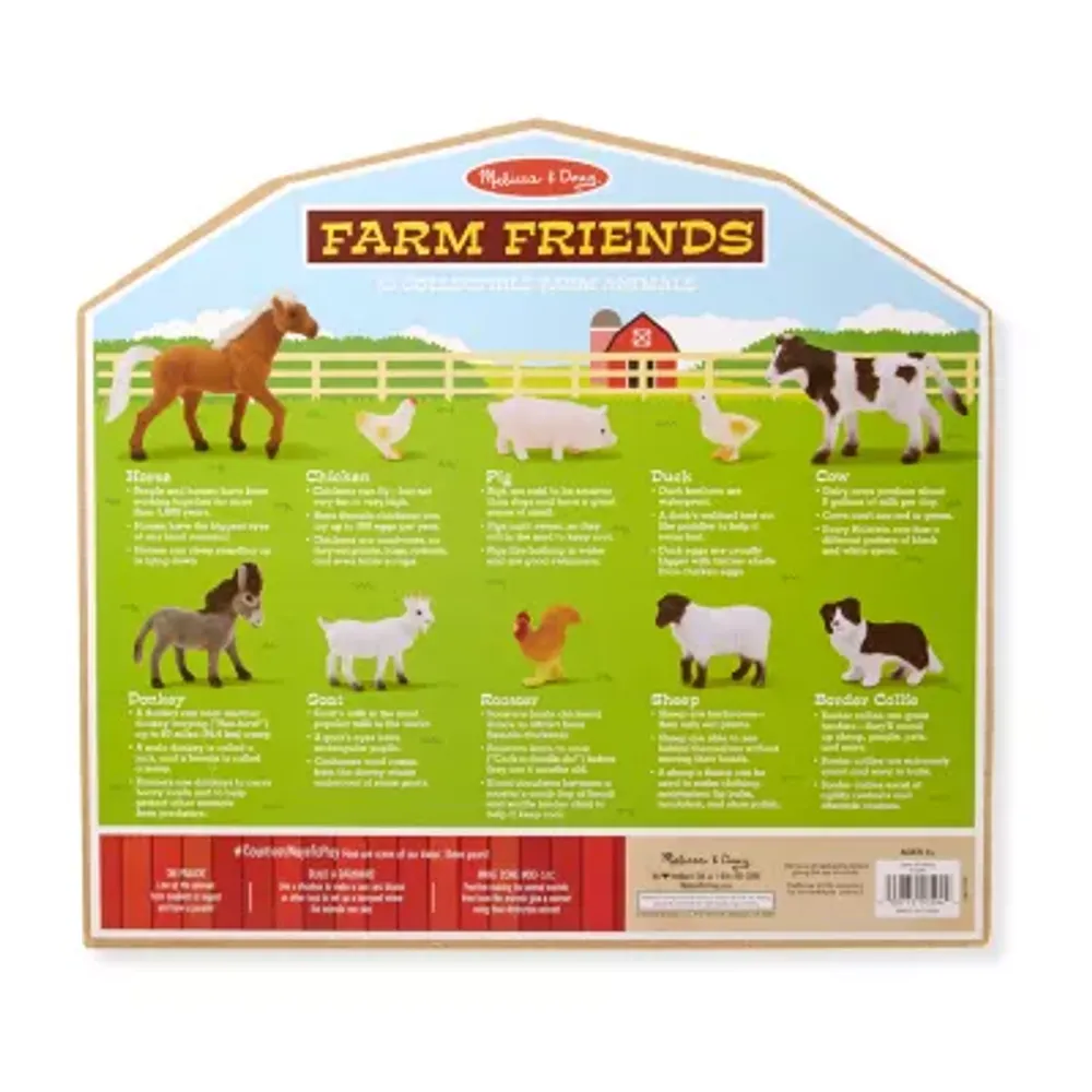 Melissa & Doug Farm Friends - 10 Collectible Farm Animals