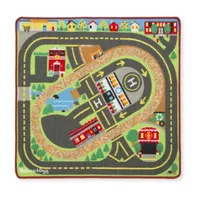 Melissa & Doug Deluxe Multi Vehicle Activity Rug Play Set