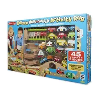 Melissa & Doug Deluxe Multi Vehicle Activity Rug Play Set