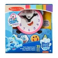 Melissa & Doug Blues Clues & You Tickety Tock Wooden Magnetic Clock