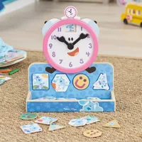 Melissa & Doug Blues Clues & You Tickety Tock Wooden Magnetic Clock