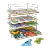 Melissa & Doug Multi-Fit Wire Puzzle Rack