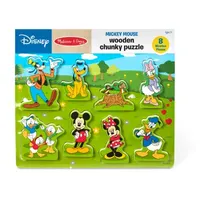 Melissa & Doug Mickey Mouse Wooden Chunky Puzzle