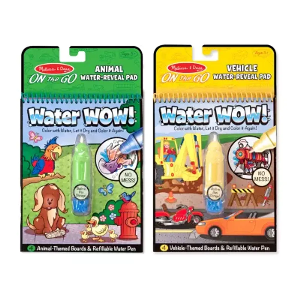 Melissa & Doug Water Wow! - Water Reveal Pad Bundle - Animals, Alphabet,  Numbers and More