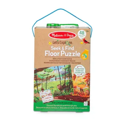 Melissa & Doug Double-Sided Seek & Find Puzzle Puzzle