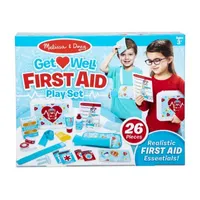 Melissa & Doug Get Well First Aid Kit Play Set Play Kitchens