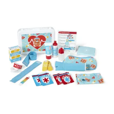 Melissa & Doug Get Well First Aid Kit Play Set Play Kitchens