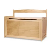 Melissa & Doug Wooden Toy Chest (Honey)