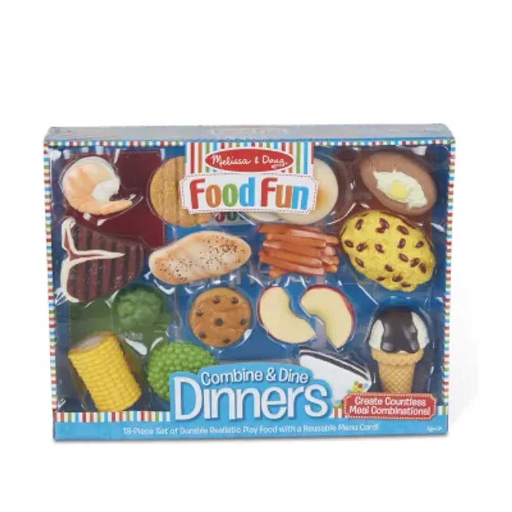 Melissa & Doug Food Fun Combine & Dine Dinners - Blue