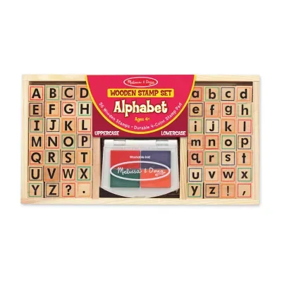 Melissa & Doug Alphabet Stamp Set Toy Playset