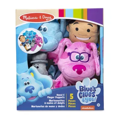 Melissa & Doug Blues Clues & You Hand & Finger Puppets