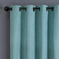 Max Blackout Baylor Energy Saving 100% Grommet Top Single Curtain Panel