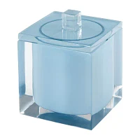 IZOD Marina Blue Bathroom Canister
