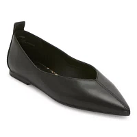 Worthington Womens Vivianne Pointed Toe Ballet Flats