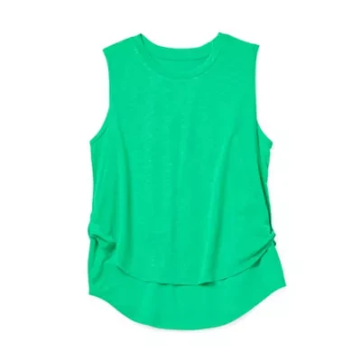 Xersion Little & Big Girls Crew Neck Tank Top