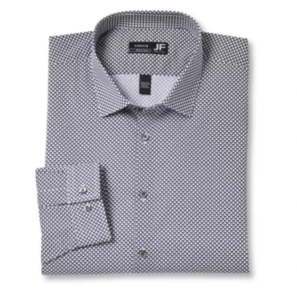 J. Ferrar Ultra Comfort Big Mens Regular Fit Easy Care Stretch Fabric Long Sleeve Dress Shirt