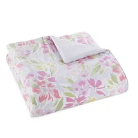 IZOD Madison Floral Cotton Reversible Comforter Set