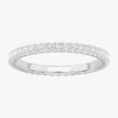 Matching Eternity Band Rings (G-H / Si1-Si2) 1/2 CT. T.W. Lab Grown White Diamond 10K Gold Wedding