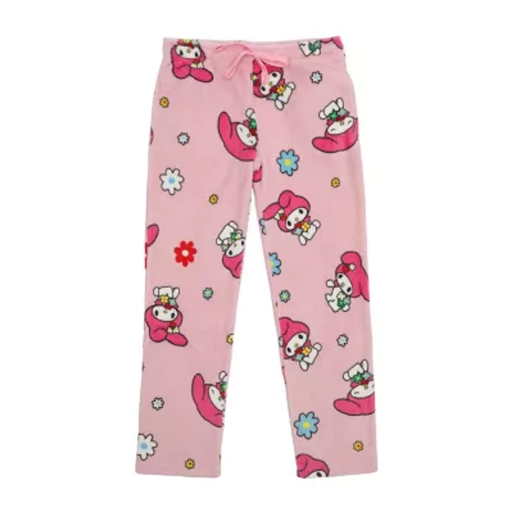 My Melody Womens Plush Pajama Pants