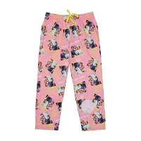 Womens Plush Crew Neck Short Sleeve 2-pc. Pajama Sets