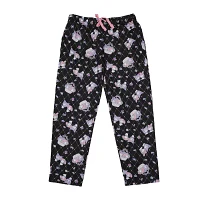 Womens Kuromi Plush Crew Neck Short Sleeve 2-pc. Pant Pajama Set