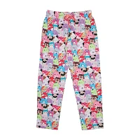 Squishmallows Womens Plush Crew Neck Short Sleeve 2-pc. Pant Pajama Set