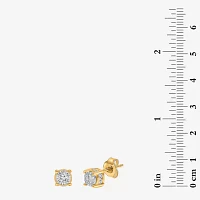 TruMiracle 1/2 CT. T.W. Natural Diamond 10K Gold Twist Stud Earrings